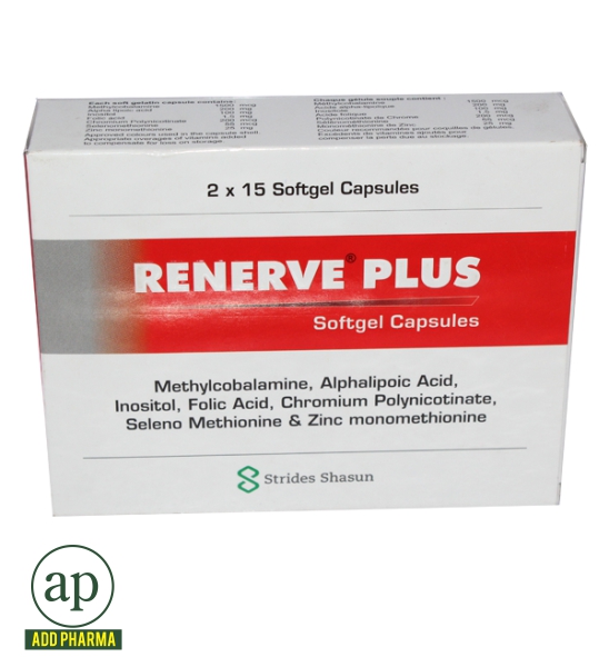 Renerve Plus Softgel Capsules - AddPharma | Pharmacy in Ghana